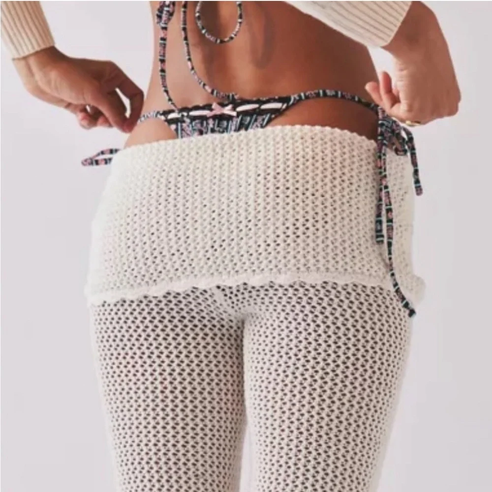 NWOT Frankie's Bikini x Out From Under Mason Crochet Pants Size XL